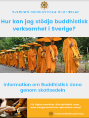 Broschyr Buddhistisk dana